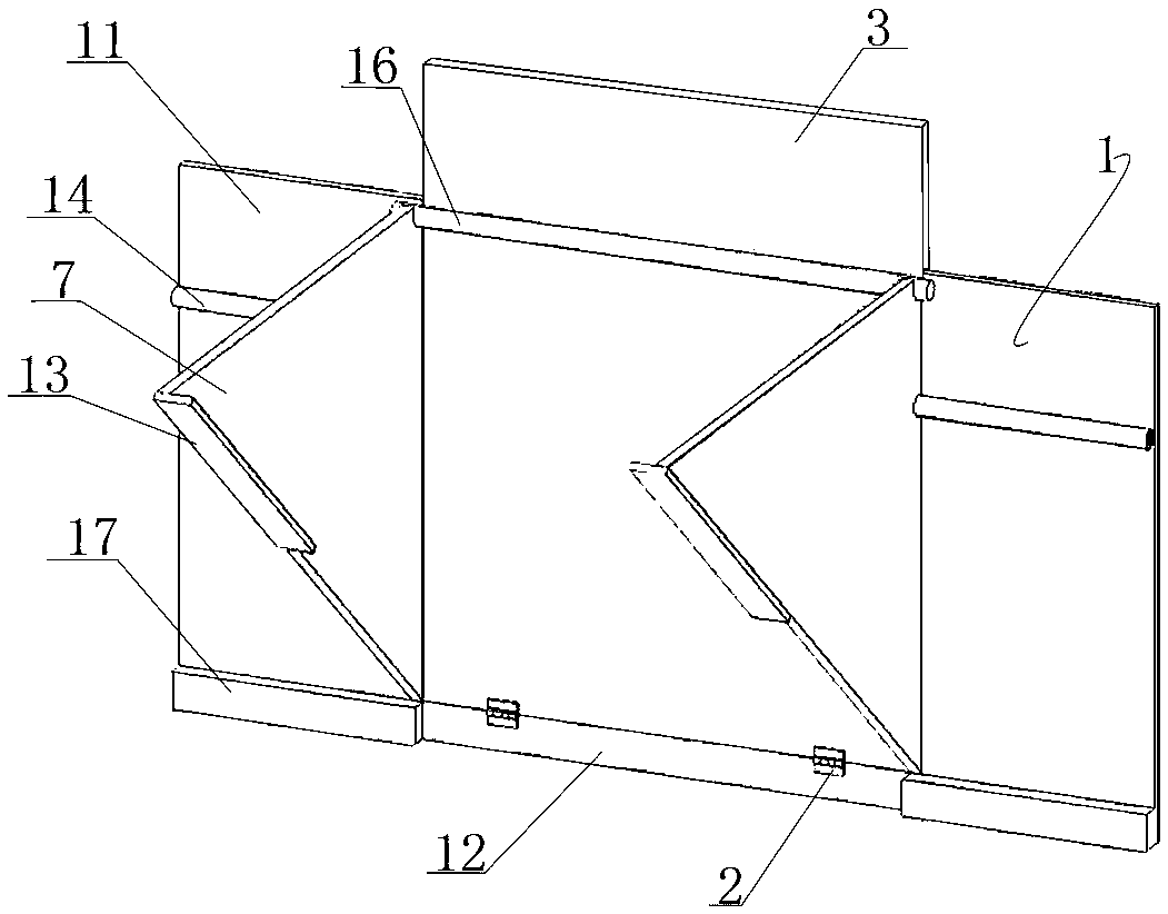 Steel-wood combining constructional column formwork and construction method thereof