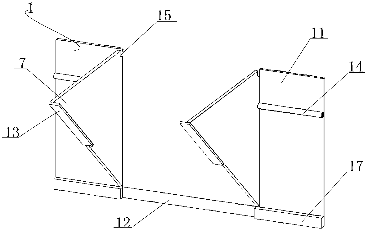 Steel-wood combining constructional column formwork and construction method thereof