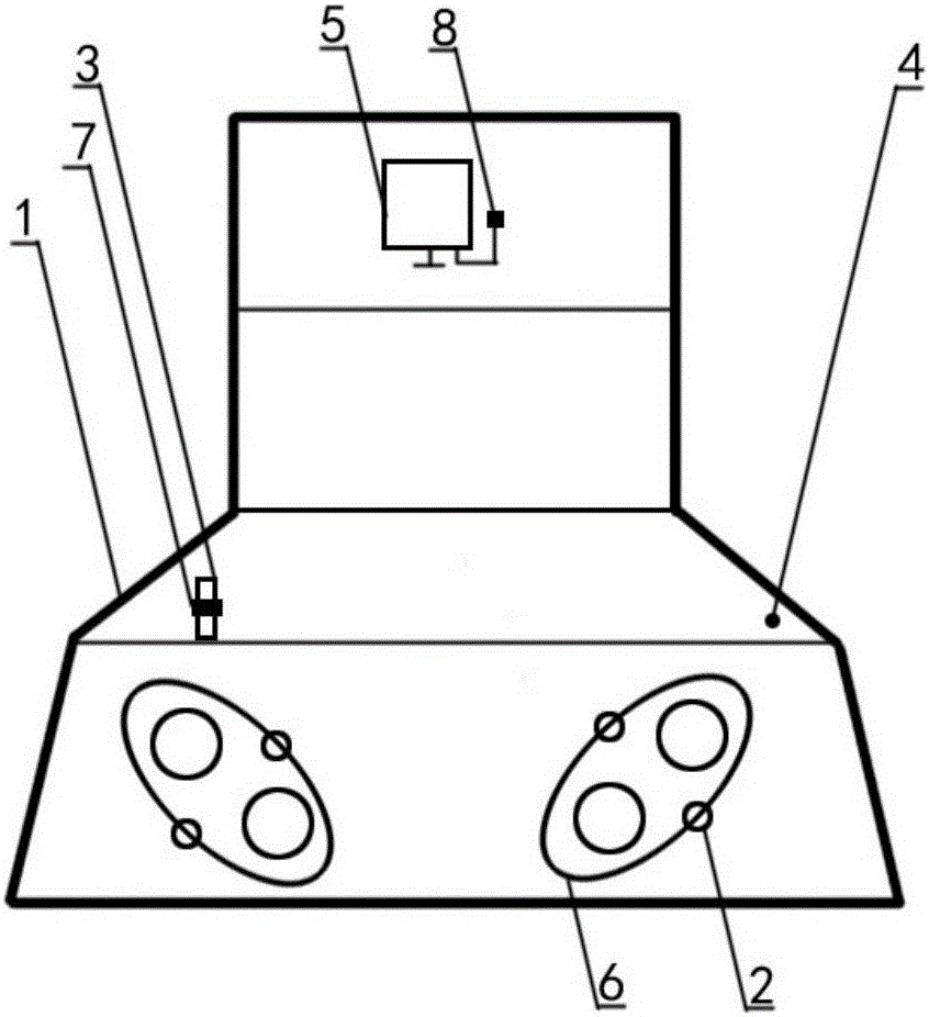 Sensitive testing instrument for contact performance of sensor of laminating machine