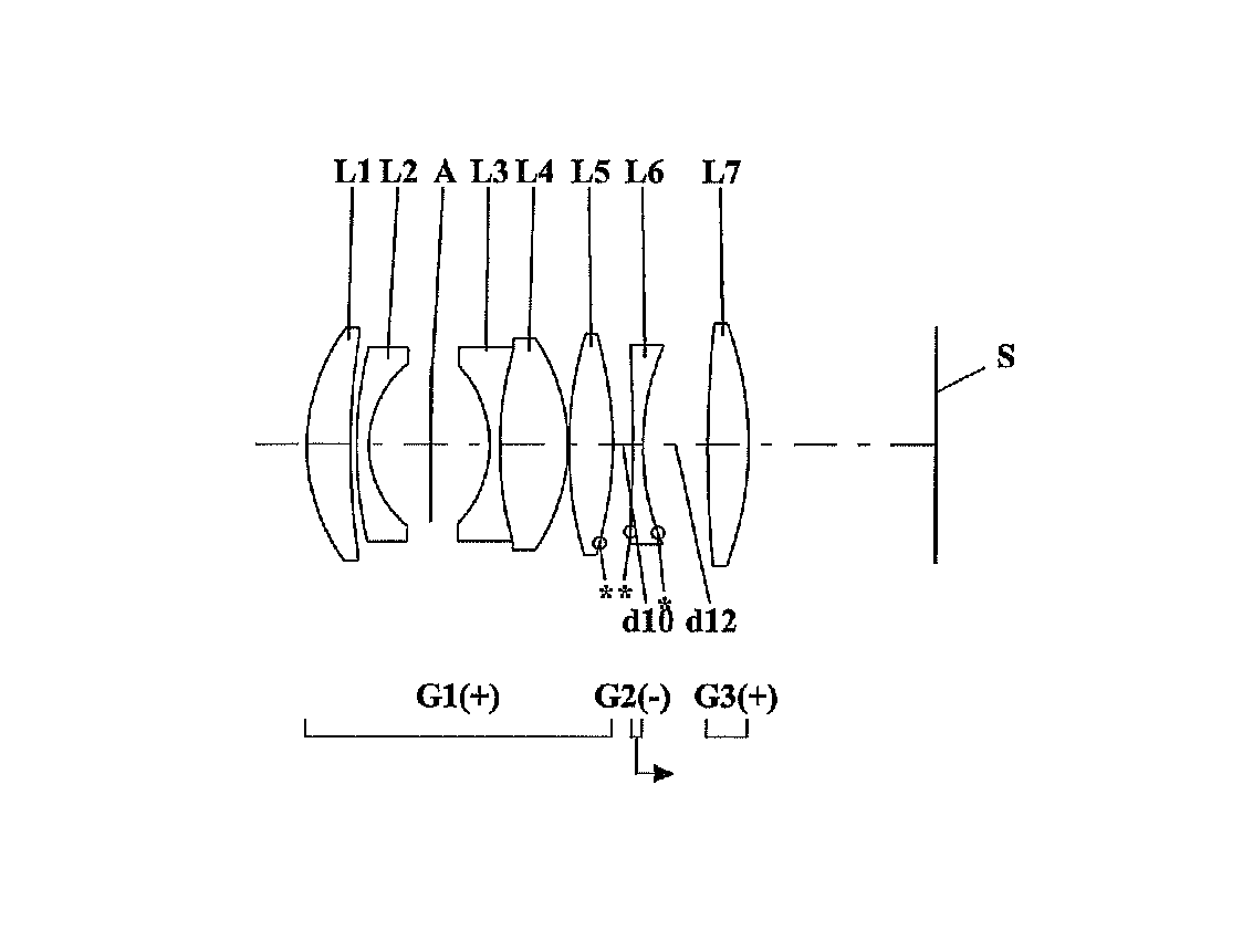 Inner focus lens, interchangeable lens apparatus and camera system