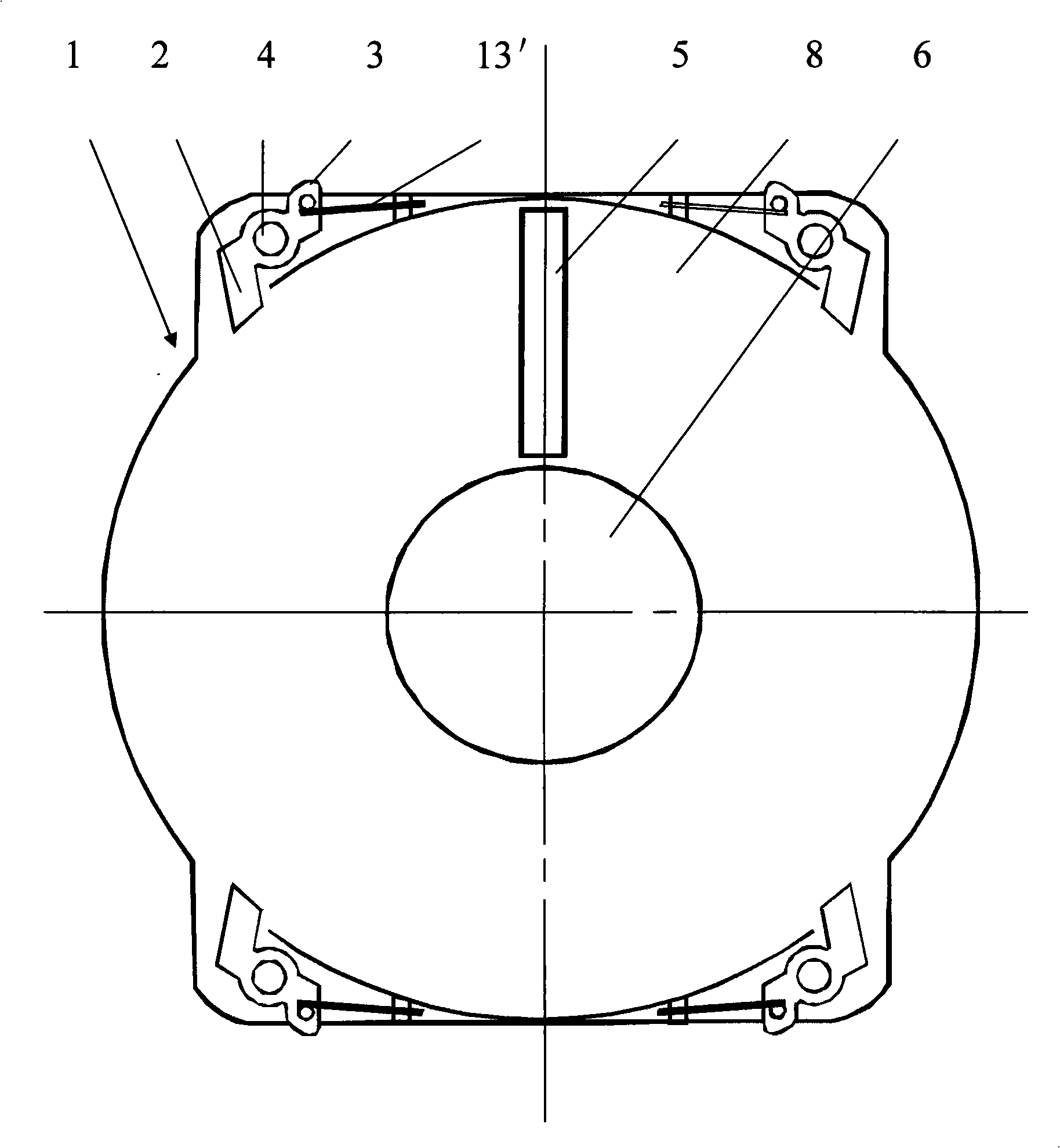 Single side disc protecting box and optical disc read-write apparatus matching therewith