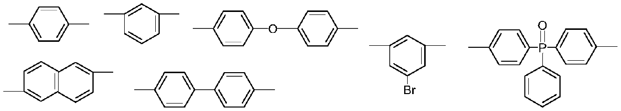 Aromatic polyoxadiazole film and preparation method thereof