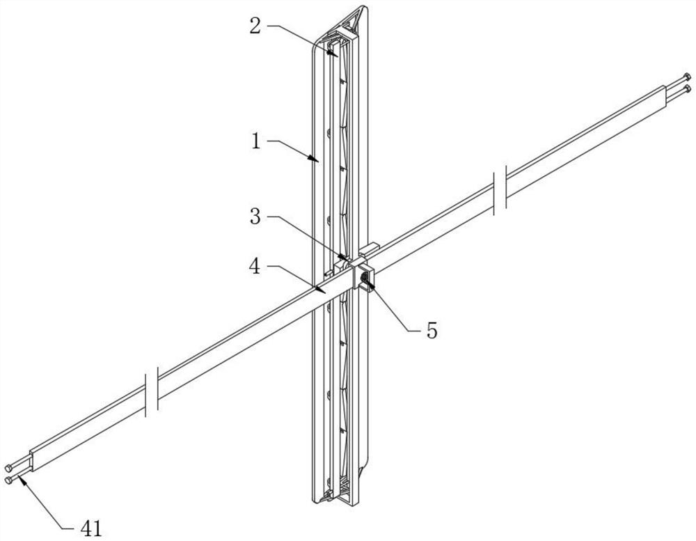 Wall dust scraping device for house construction