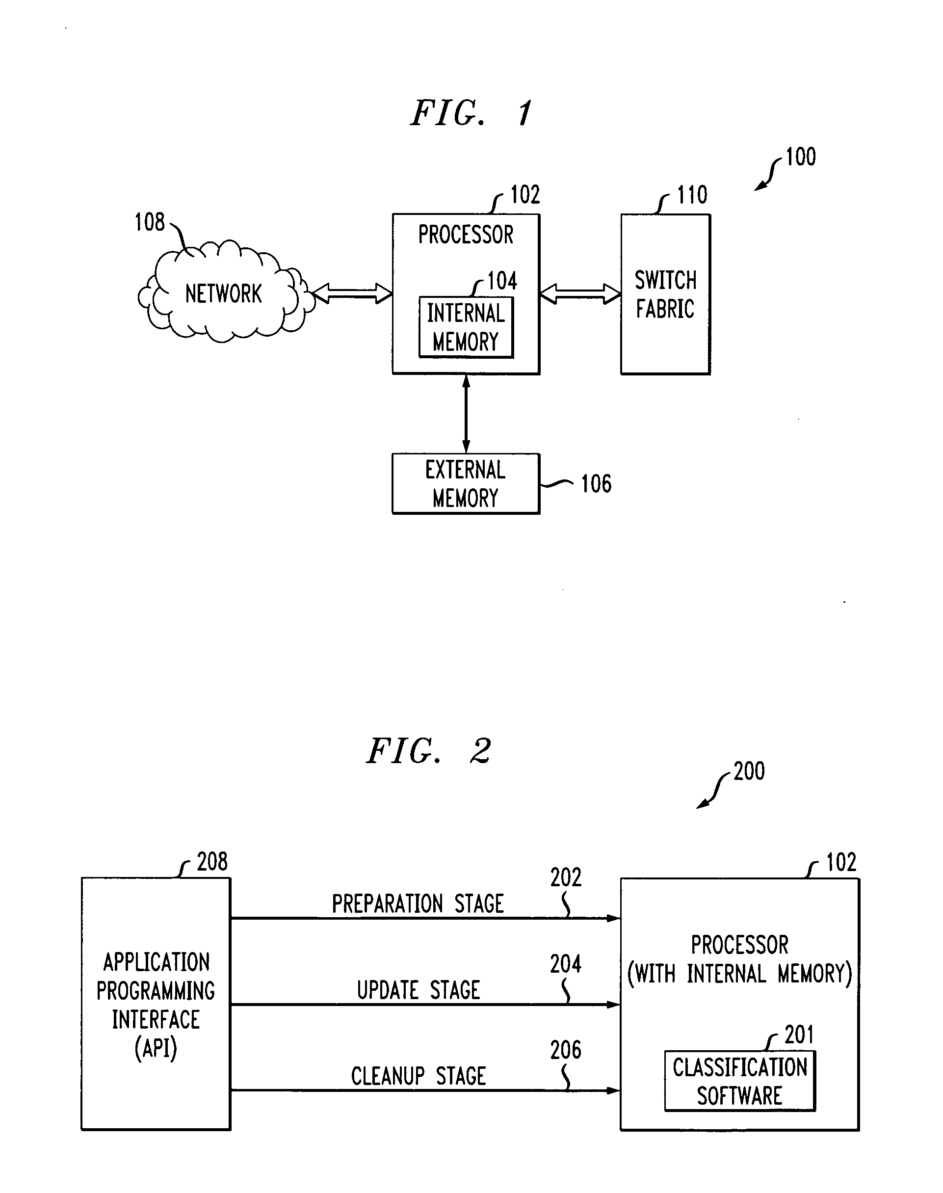 Methods and apparatus for performing in-service upgrade of software in network processor