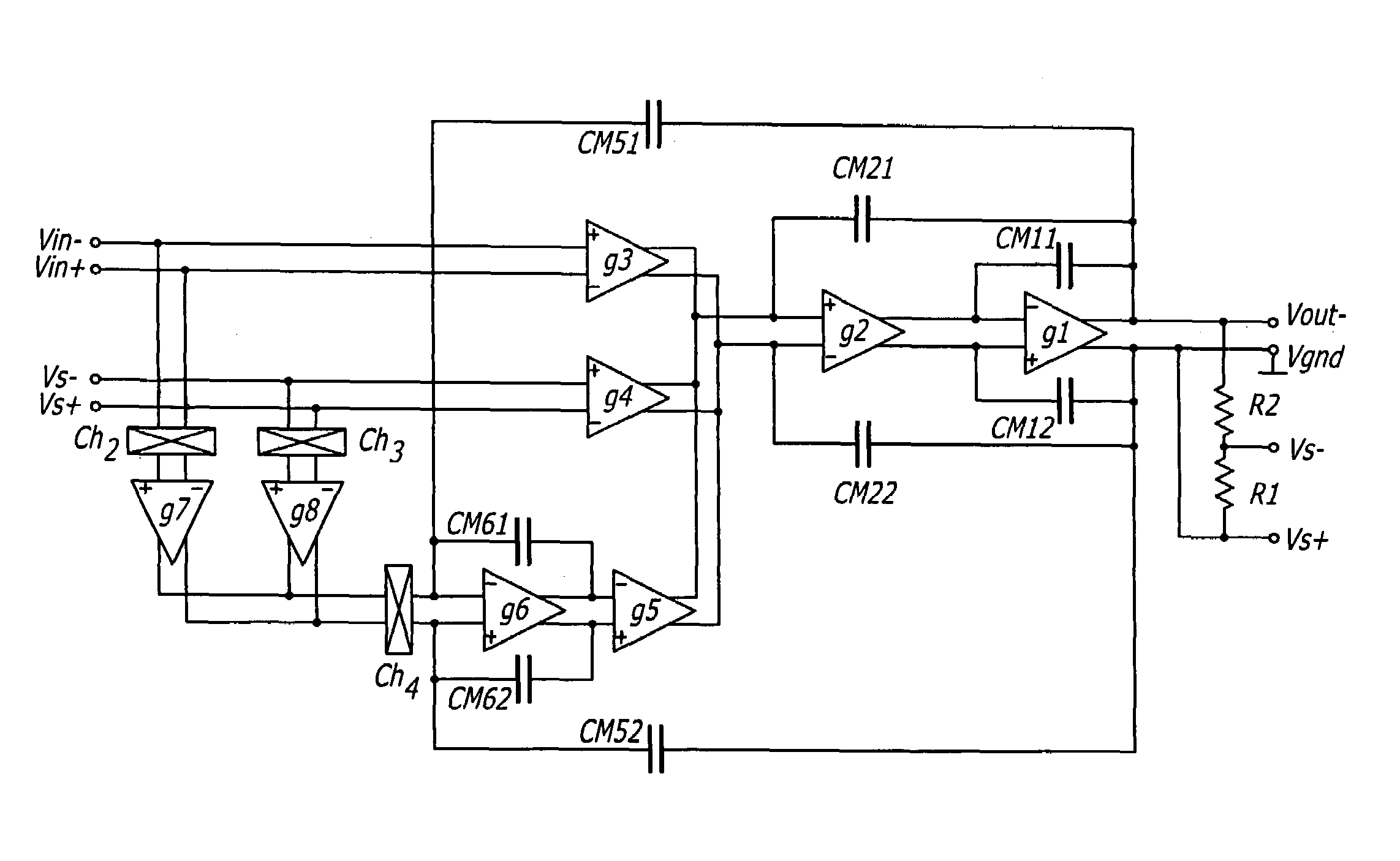 Frequency stabilization of chopper-stabilized amplifiers