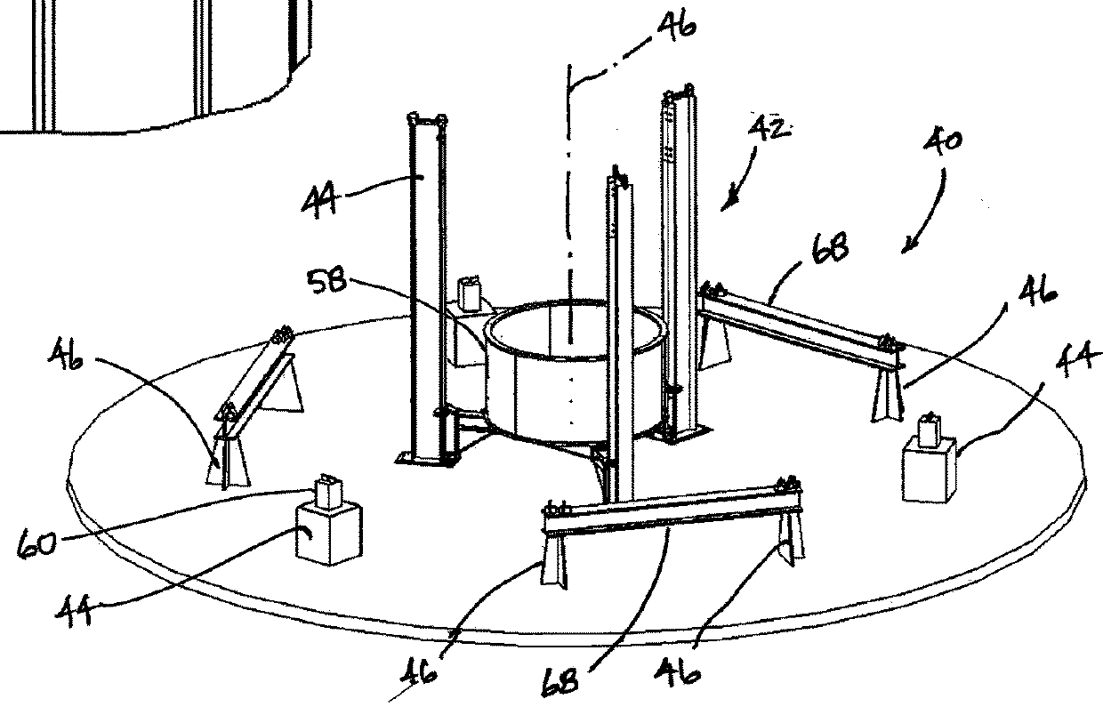 Method and apparatus for manufacturing marine foundation