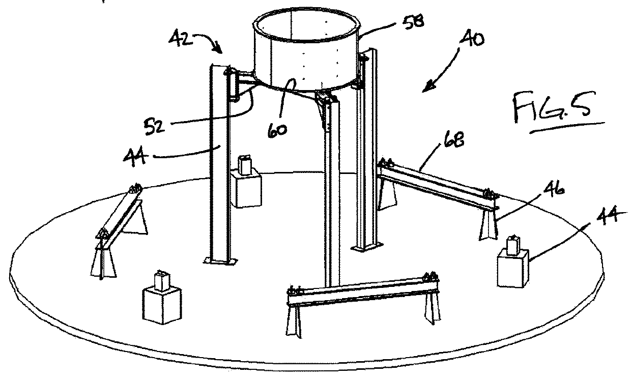 Method and apparatus for manufacturing marine foundation