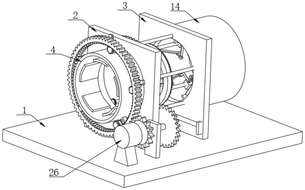 Adjusting device for preventing dislocation in butt joint of steel pipes for wire harness protection in municipal culvert