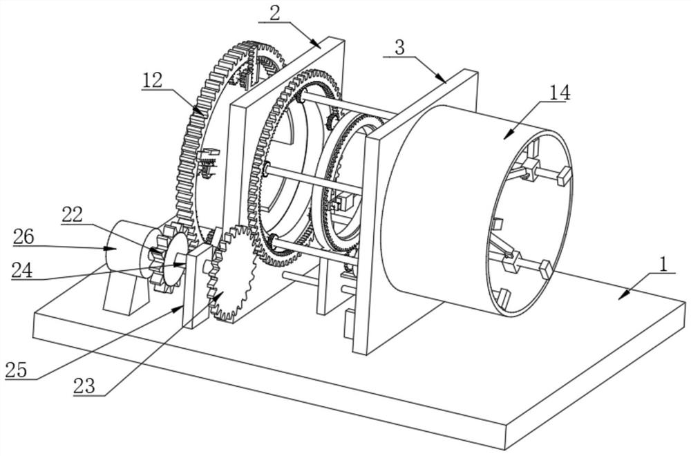 Adjusting device for preventing dislocation in butt joint of steel pipes for wire harness protection in municipal culvert