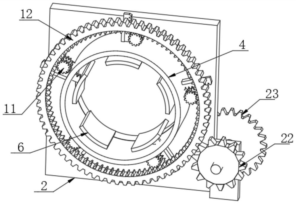 Adjusting device for preventing dislocation in butt joint of steel pipes for wire harness protection in municipal culvert