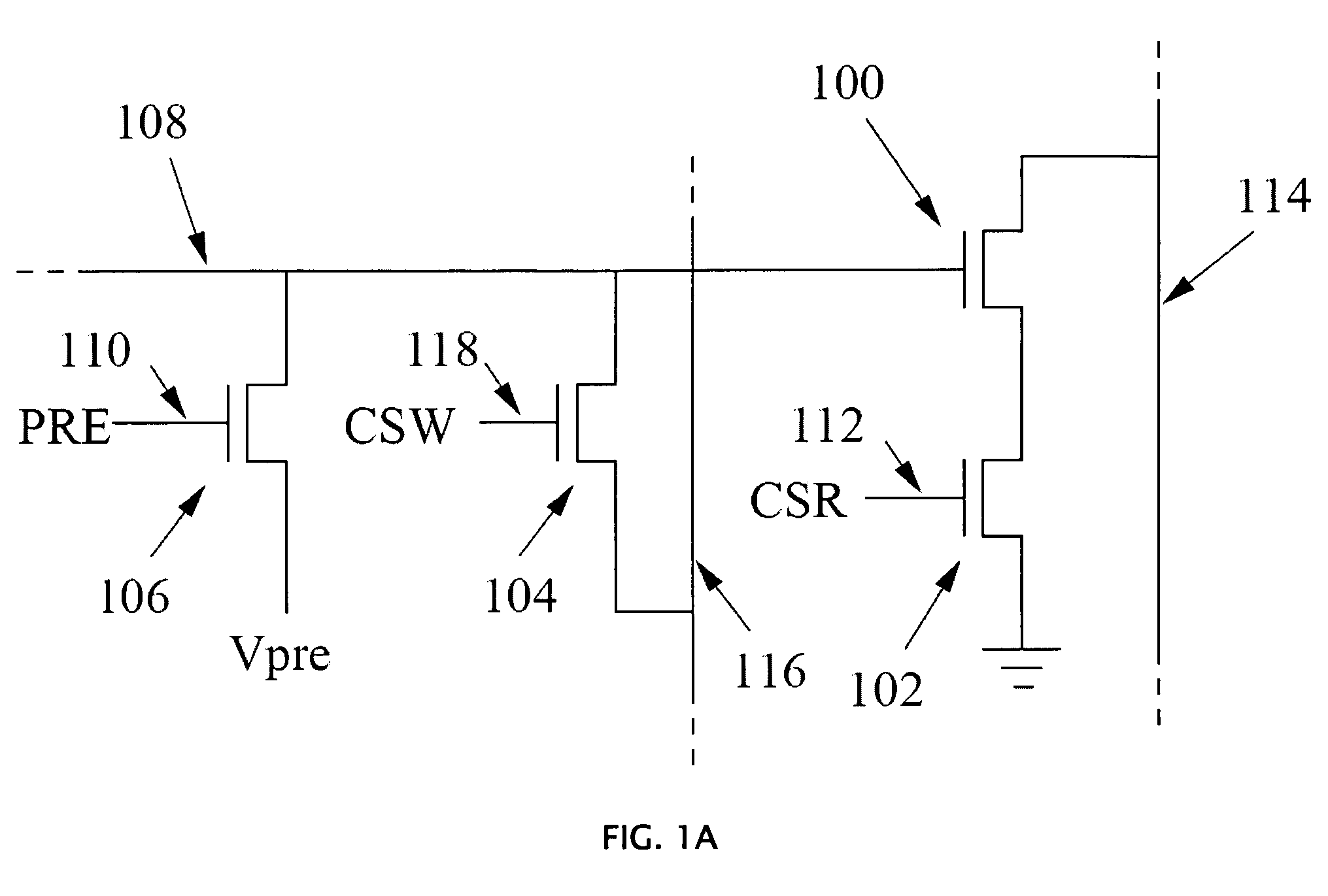 Method and apparatus for a dynamic semiconductor memory with compact sense amplifier circuit