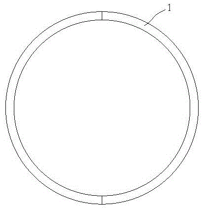 House support column pouring template and construction method