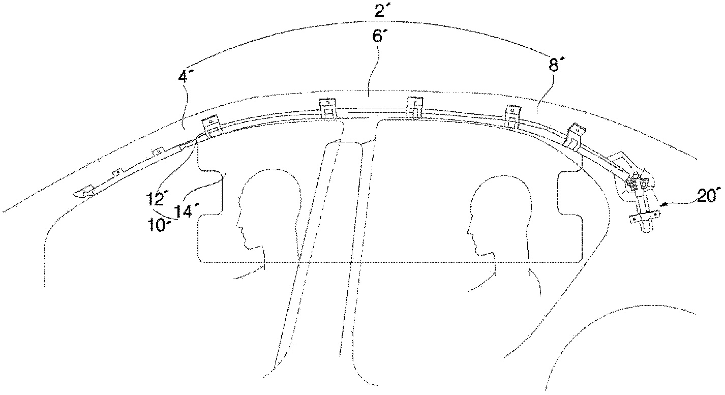 Anti-twist device for curtain airbag of vehicle