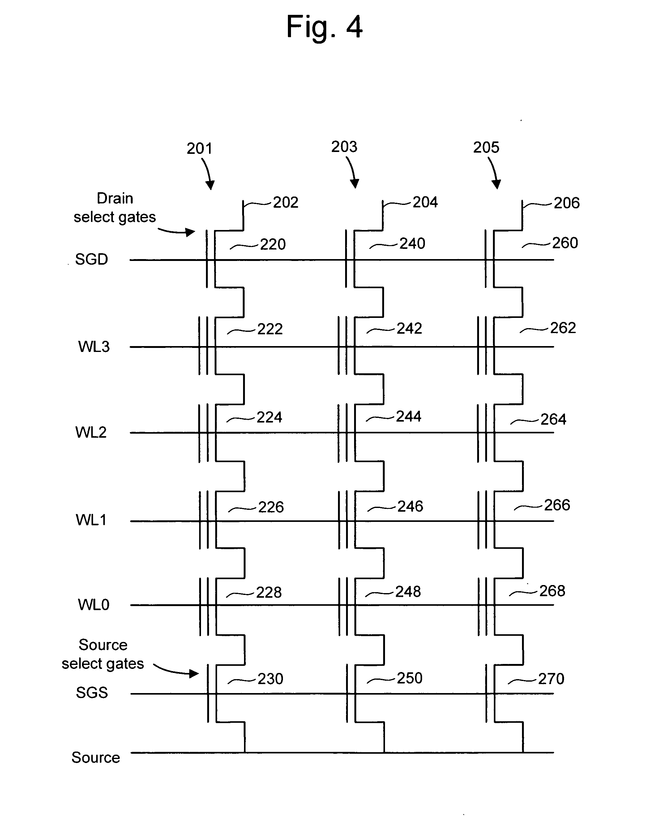 Apparatus for programming non-volatile memory with reduced program disturb using modified pass voltages