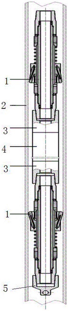 A composite perforating impulse automatic adjusting device