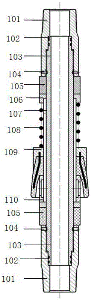 A composite perforating impulse automatic adjusting device