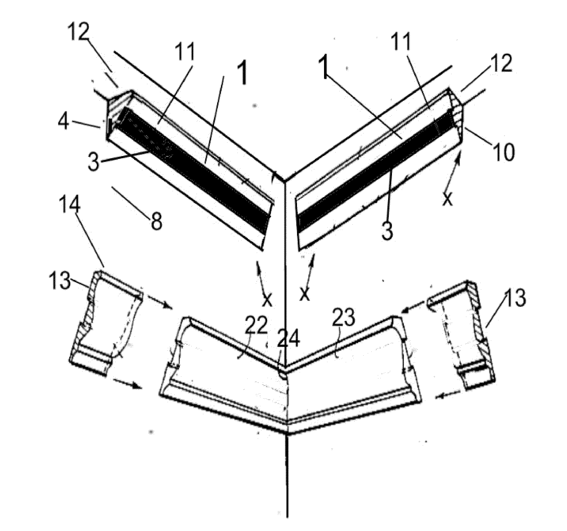 Decorative molding trimming system and method of installing