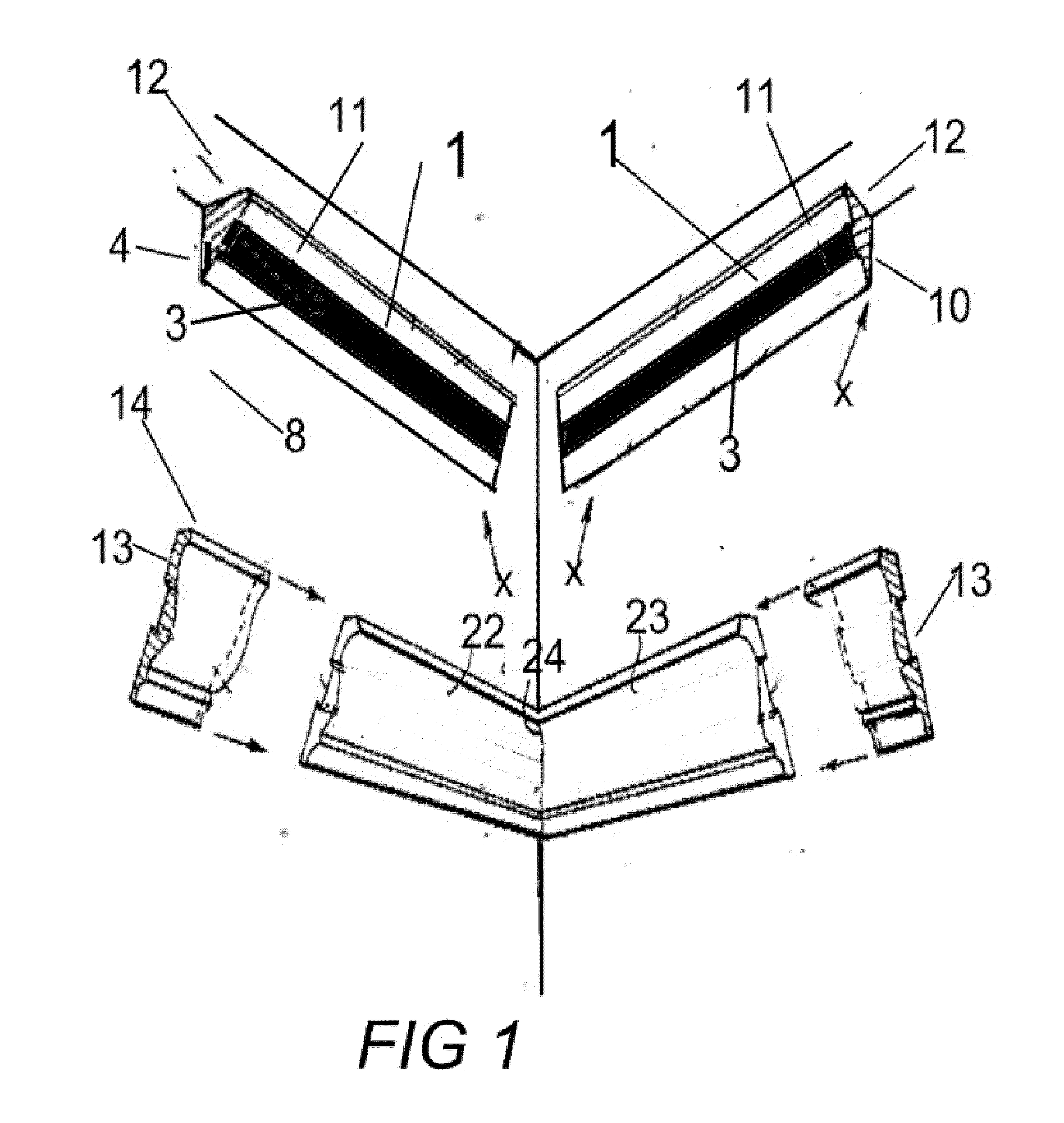 Decorative molding trimming system and method of installing