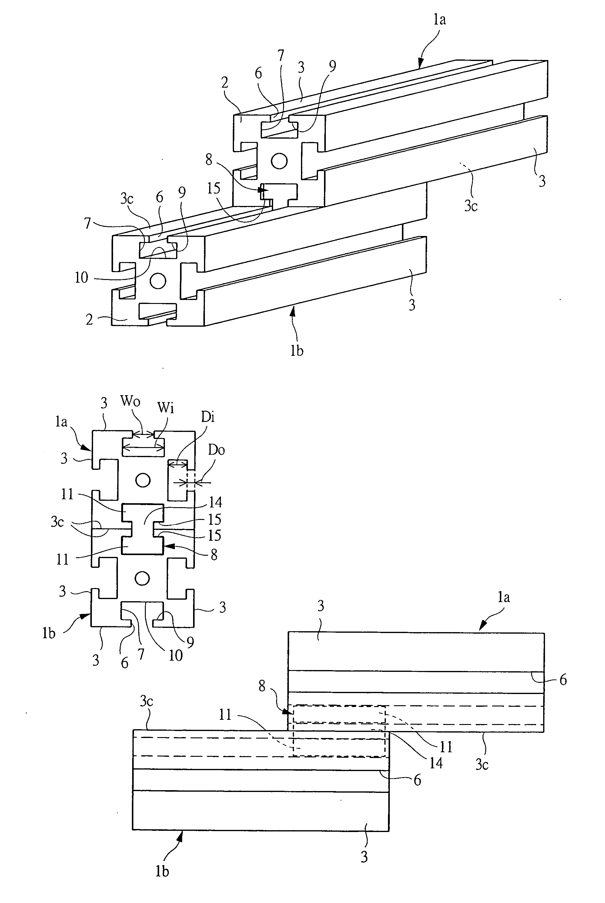 Fastened assembly body, connector, and hydraulic cylinder unit