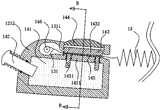 Threshing device of combined harvester