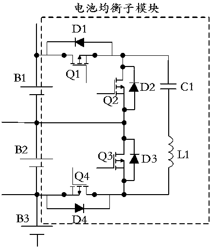 Lithium battery charging and discharging circuit
