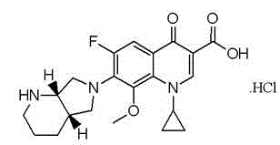 Stable moxifloxacin hydrochloride compound and preparation method thereof