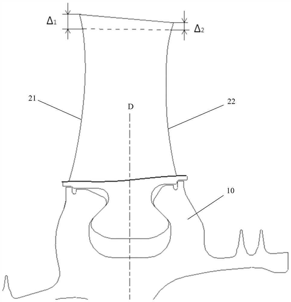 Rotor blade tip clearance control method and rotor blade manufactured by the method