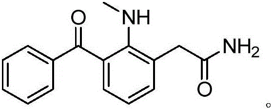 2-(3-benzyl-2-(dimethylamino) phenyl)acetamide, synthesis method and application thereof