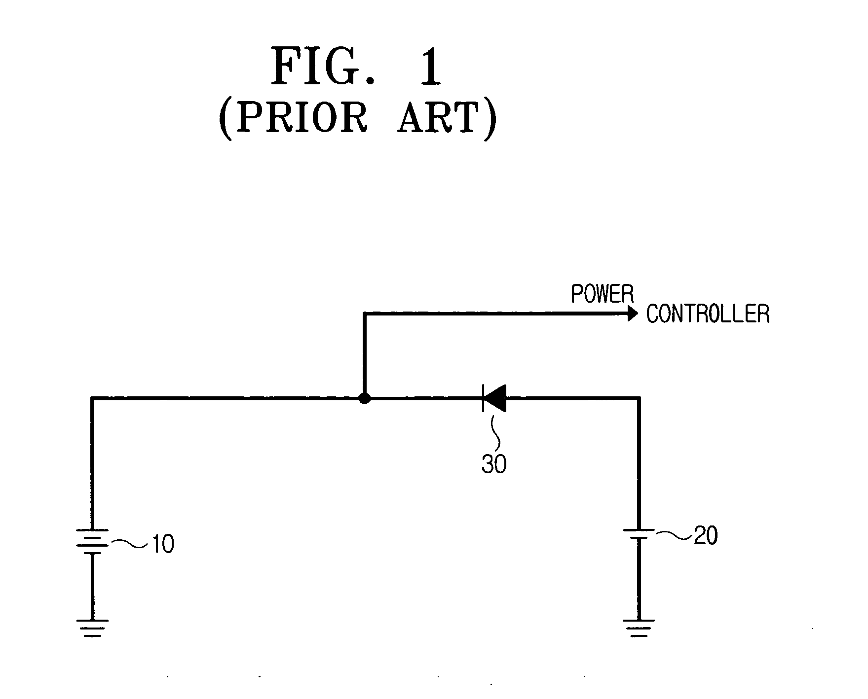Apparatus for supplying power to controller