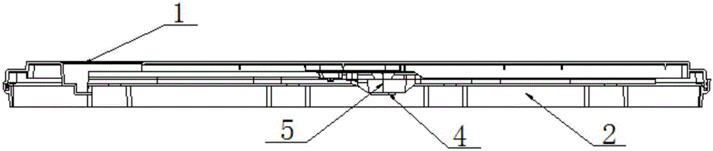 One-way self-buckling type rotating wheel sliding lock bar