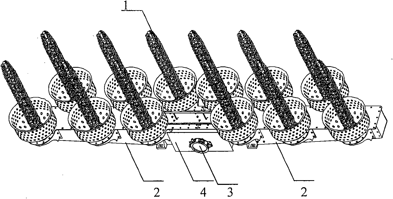 Spiral array measurement and control antenna