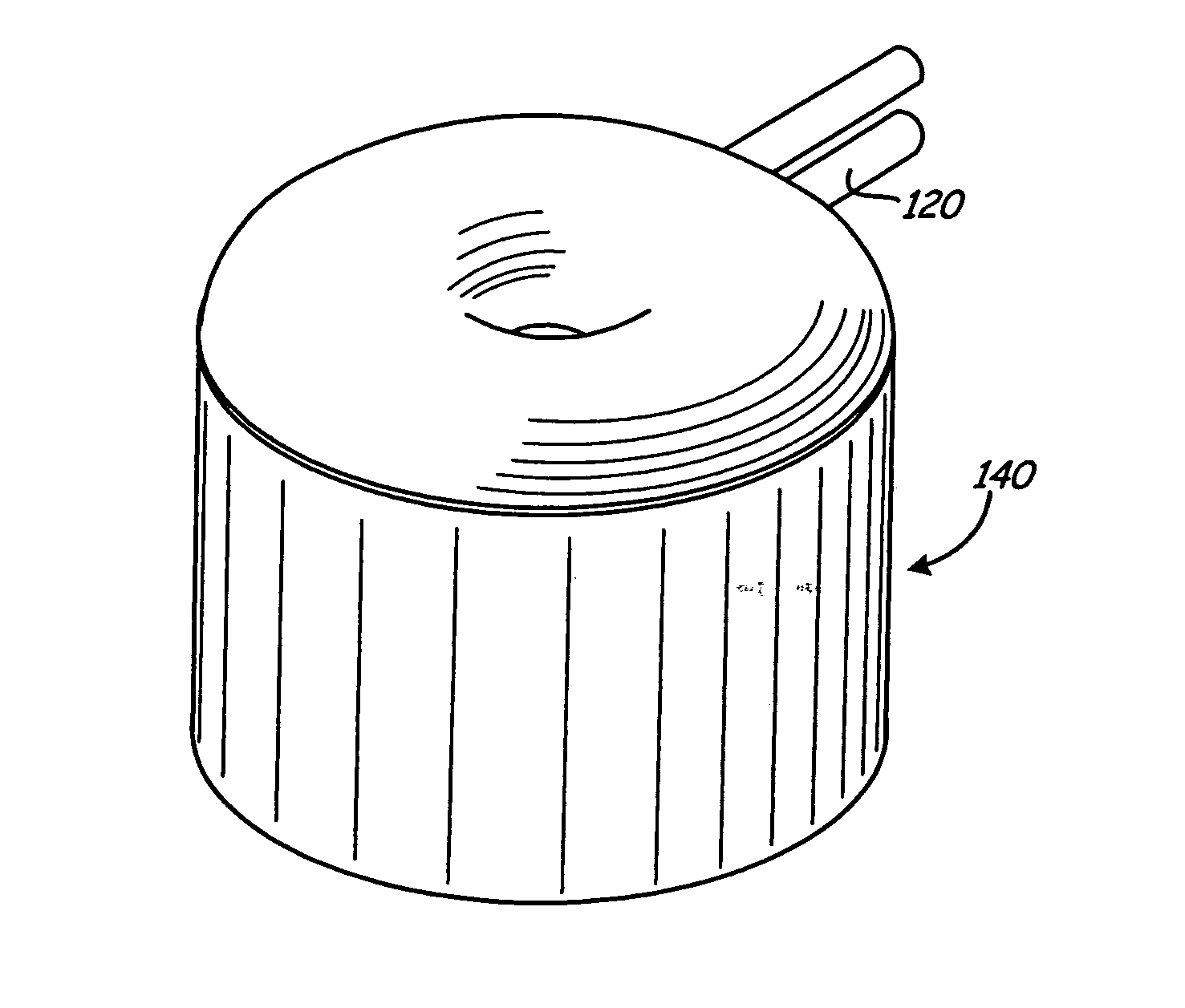 Light-weight, conduction-cooled inductor