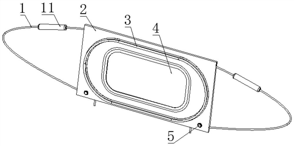 Mask with filtering component convenient to replace