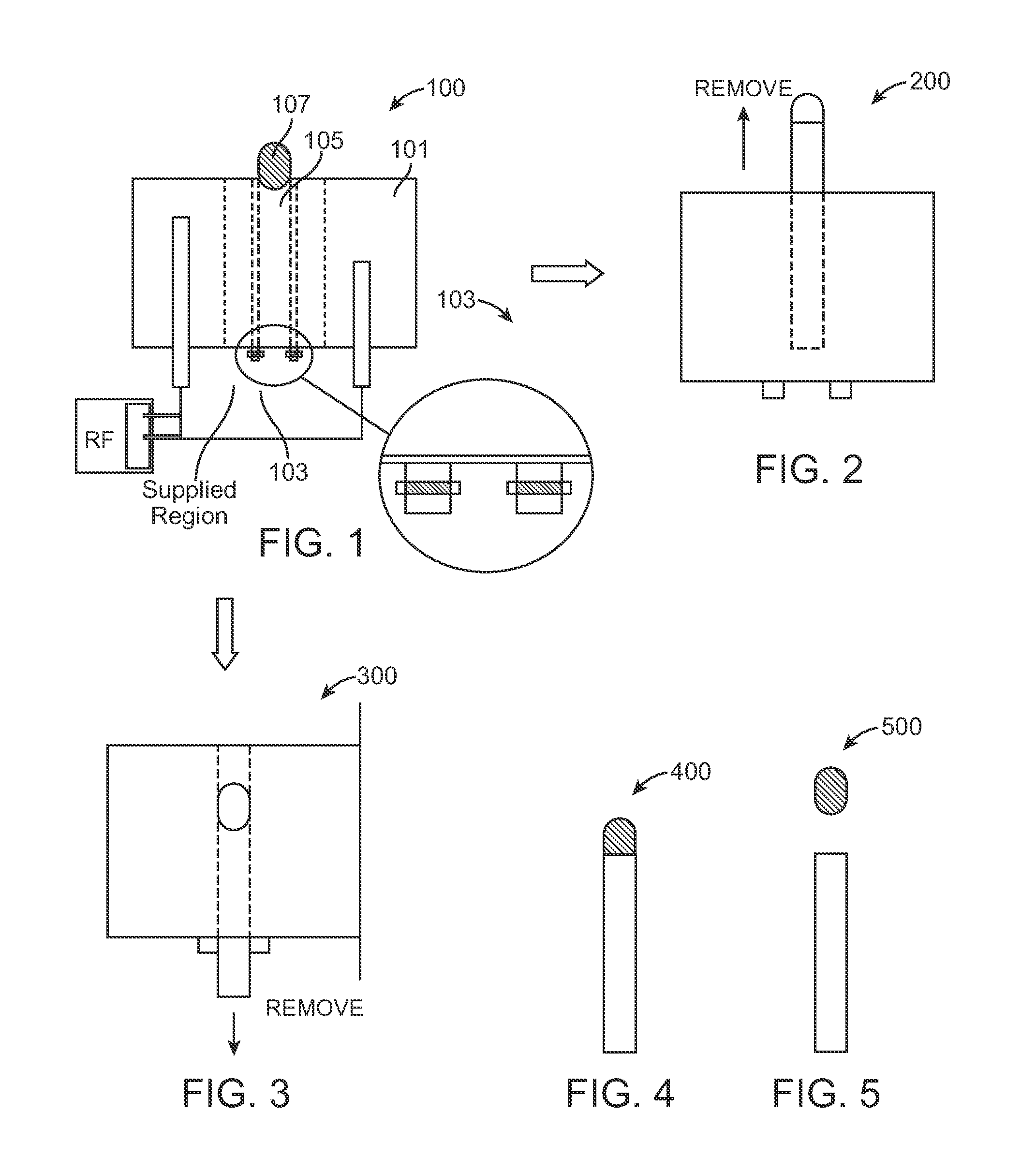Method and system for replacing a plasma lamp from a resonator assembly