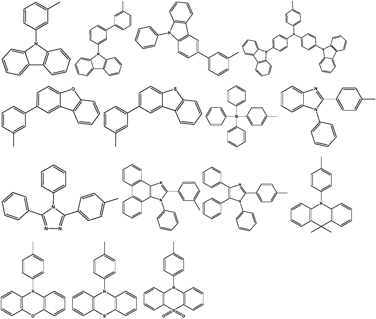 Diazcarbazole derivative, preparation method thereof, and application of diazcarbazole derivative as electroluminescent material