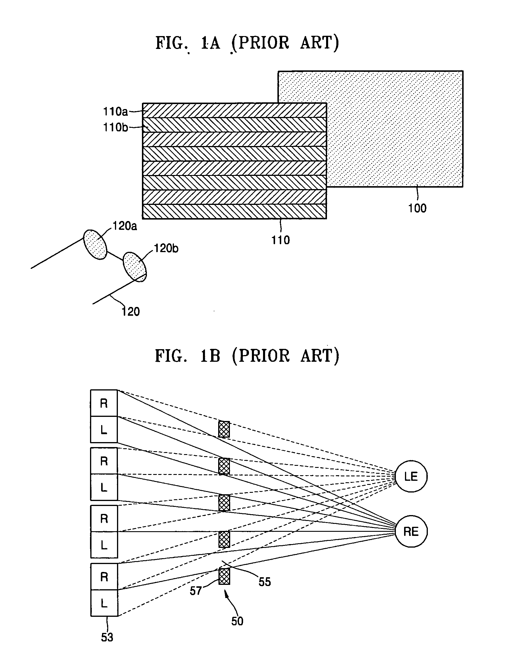 Stereoscopic display switching between 2D/3D images using polarization grating screen