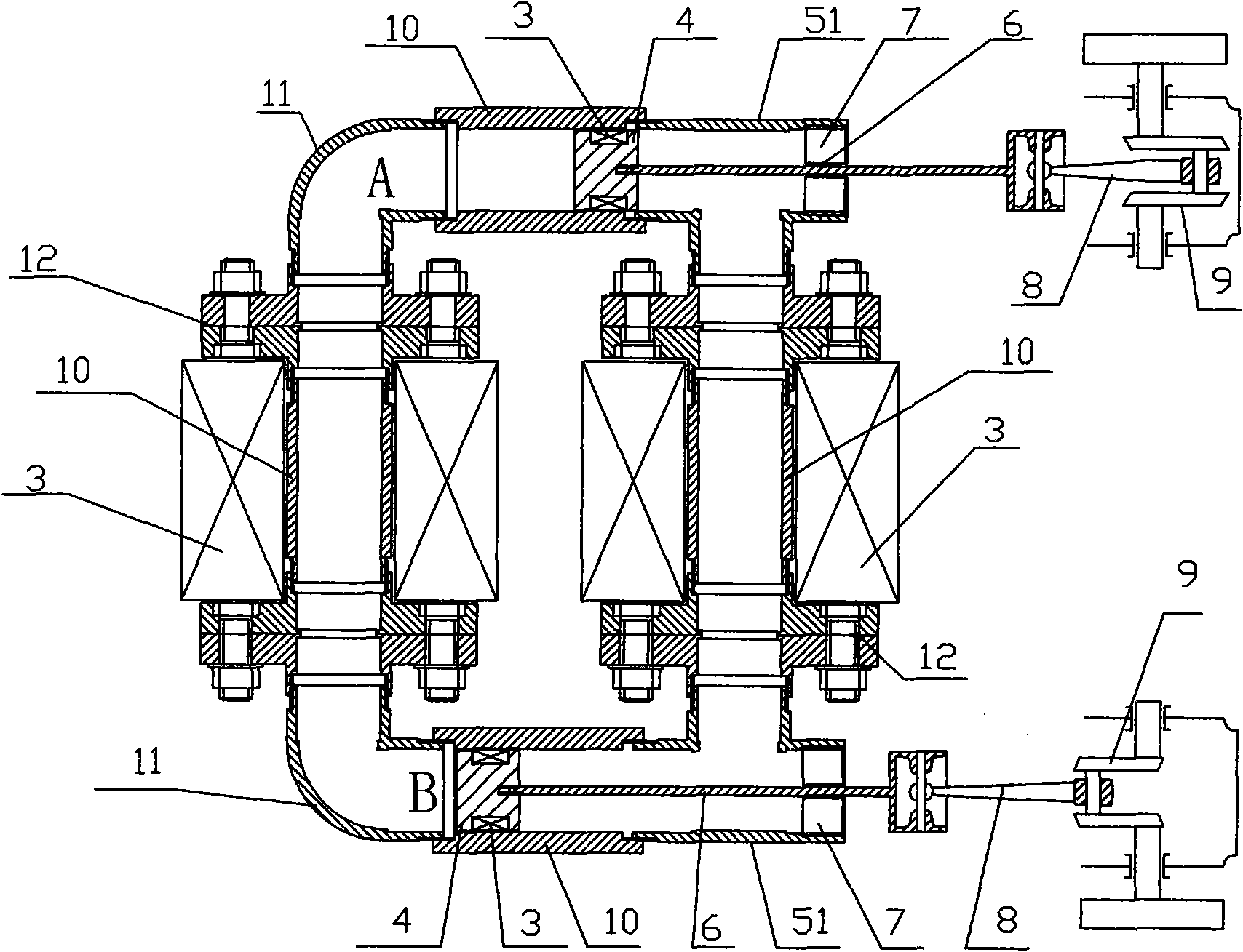 Magnetic engine