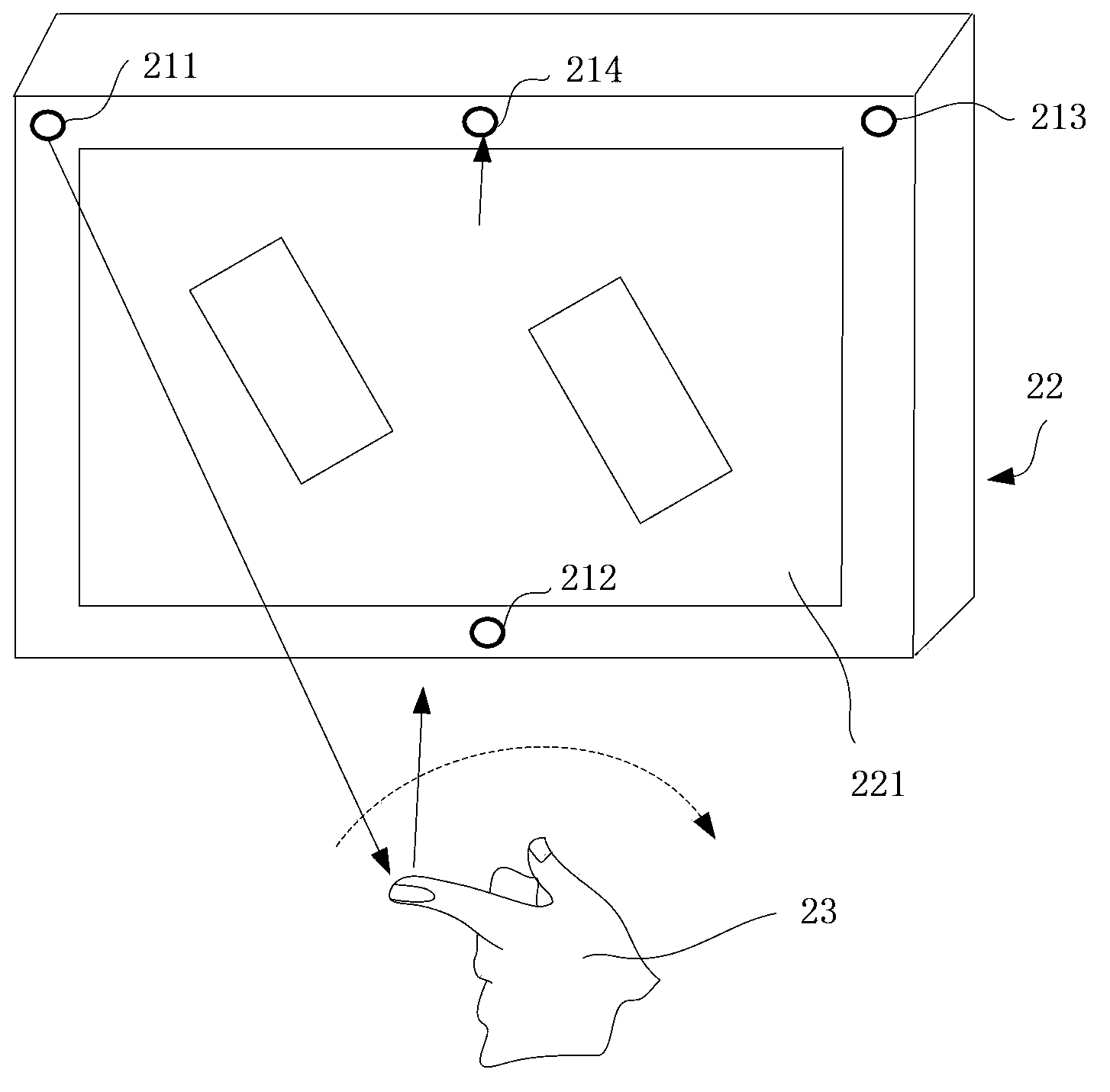 3D space input system