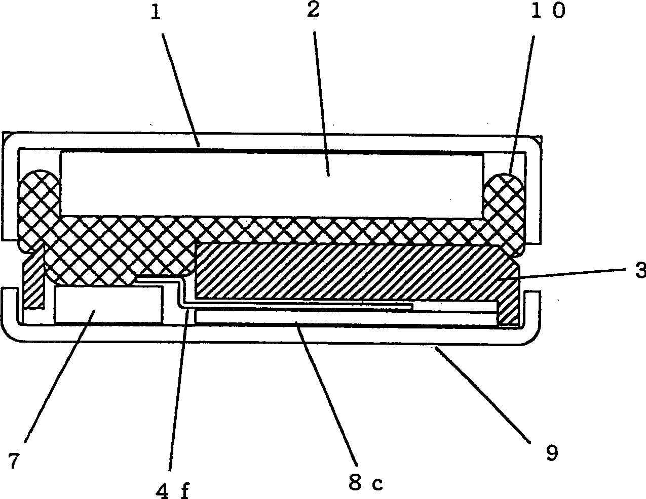 Non reversible circuit element