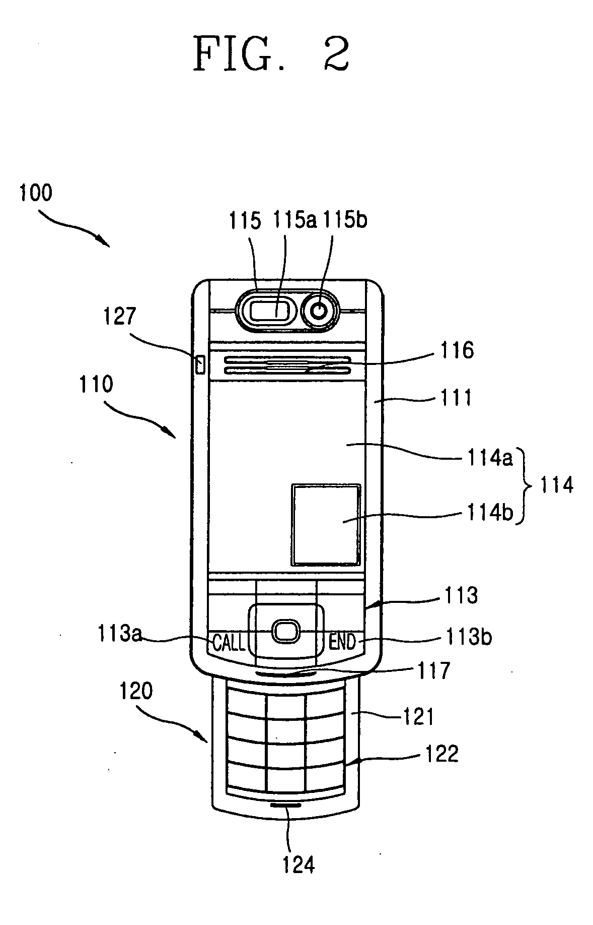 Detachable mobile terminal for image communication and operating method thereof