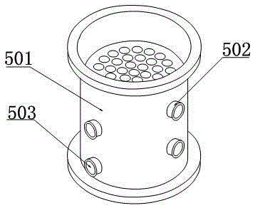 A device for detritating tritiated water and its realization method