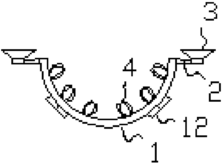 Line managing device for small household electrical appliances