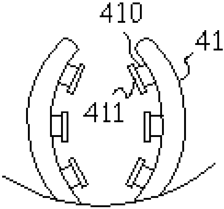 Line managing device for small household electrical appliances