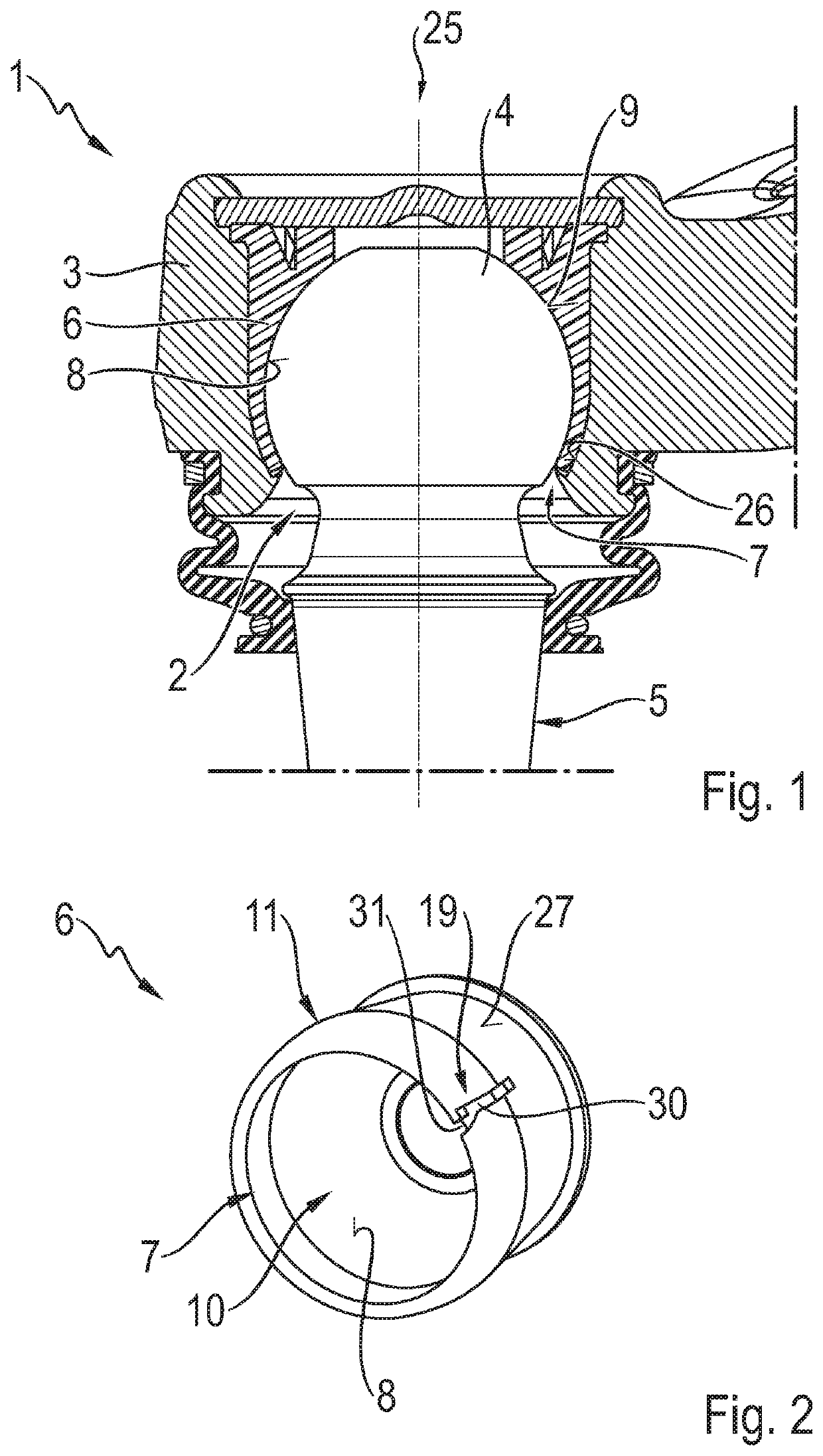 Ball socket for a ball joint