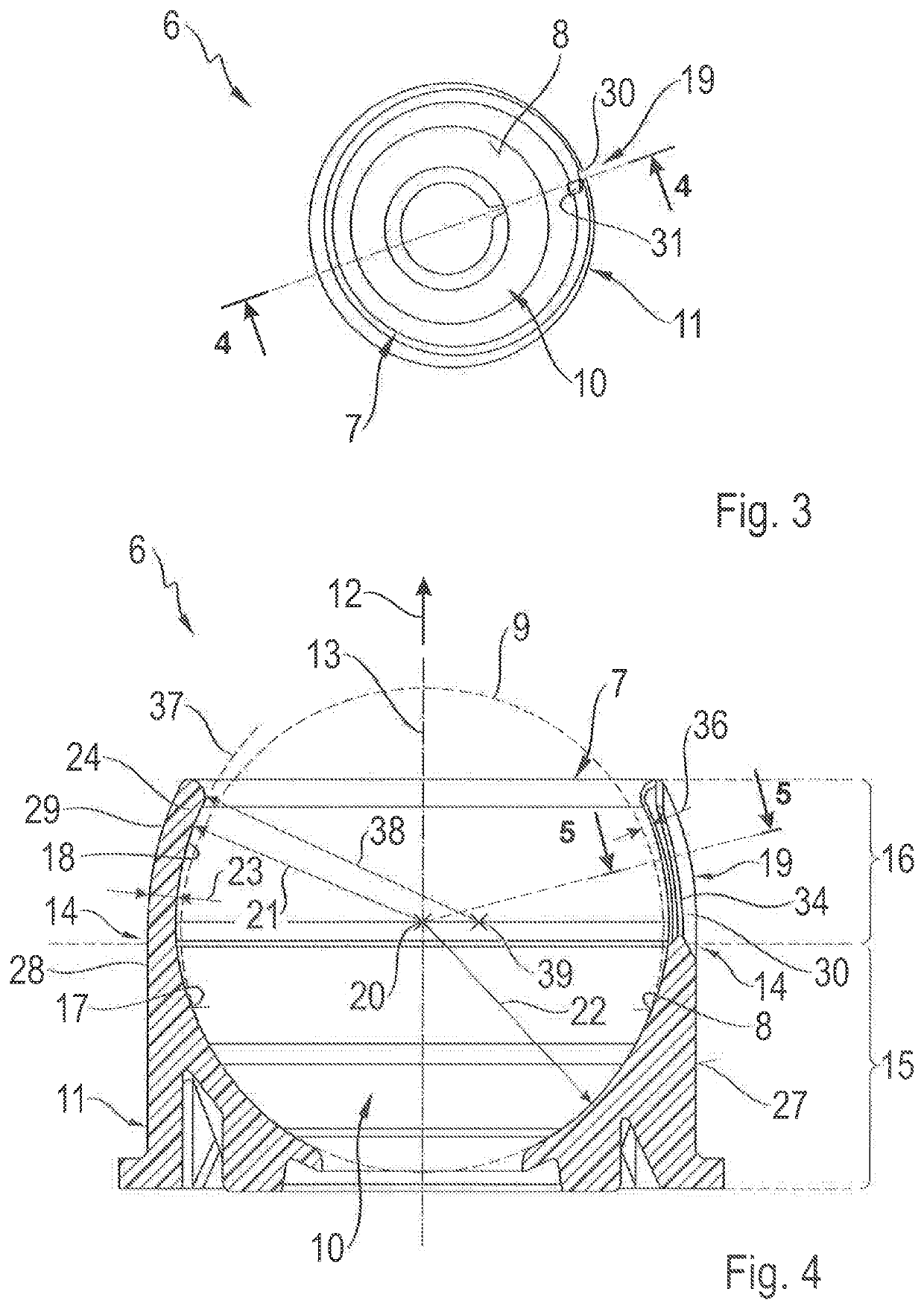 Ball socket for a ball joint