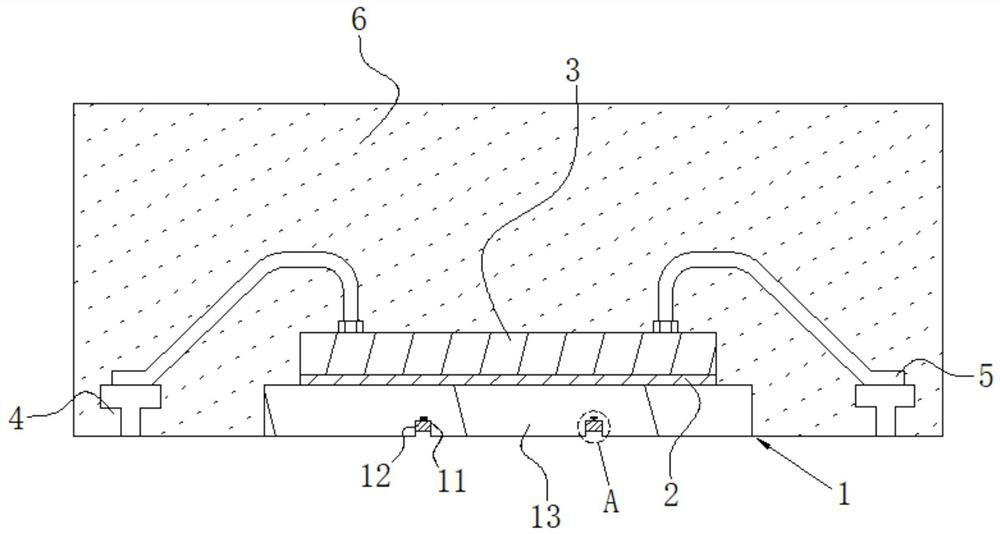 Preparation method of high temperature resistant qfn packaging structure