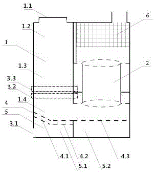 Staged combustion device and staged combustion method for solid fuel