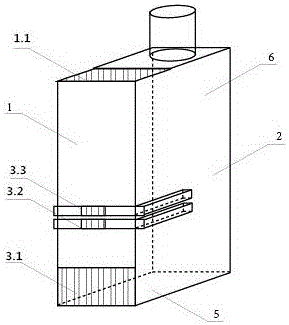 Staged combustion device and staged combustion method for solid fuel