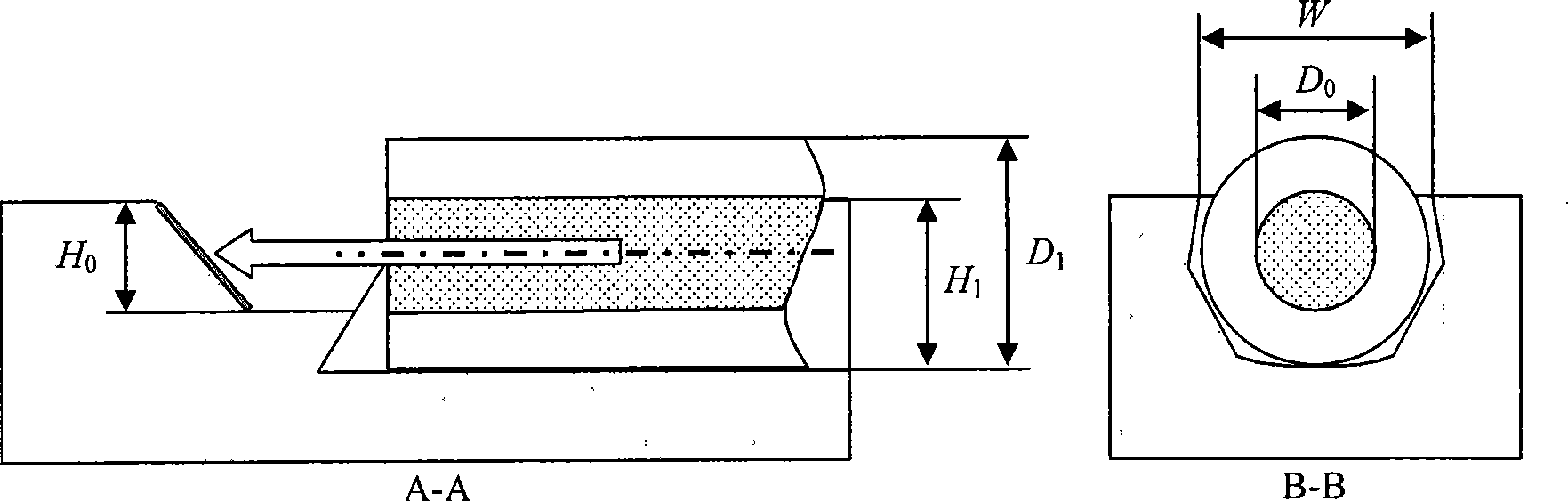 Inclined plane receiving photodetector with optical fiber locating slot and method for making array thereof