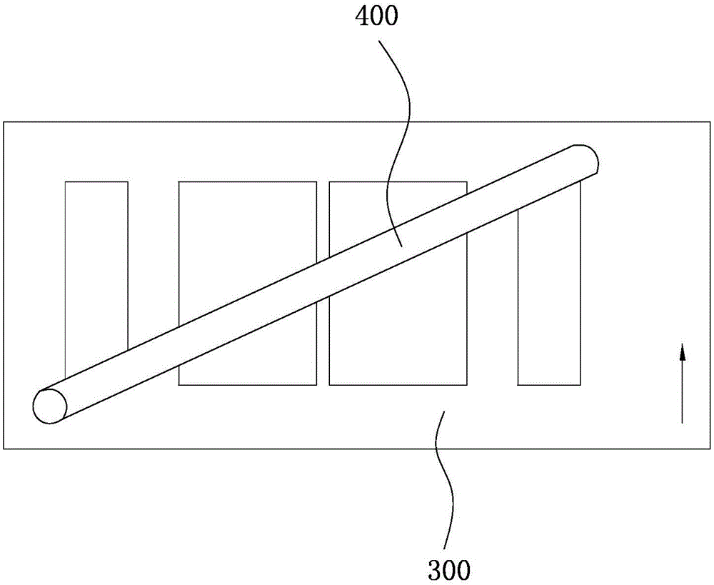 Method for eliminating unevenness of LED friction grooves